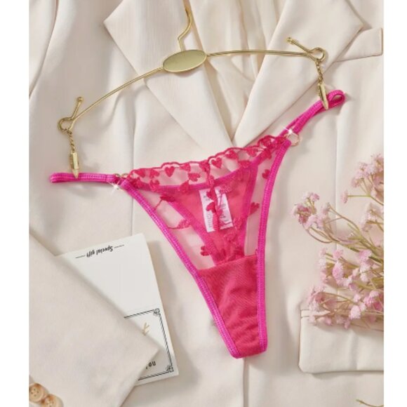 Other - New Women's Hot Love Mesh Embroidery Sexy Triangle Underwear